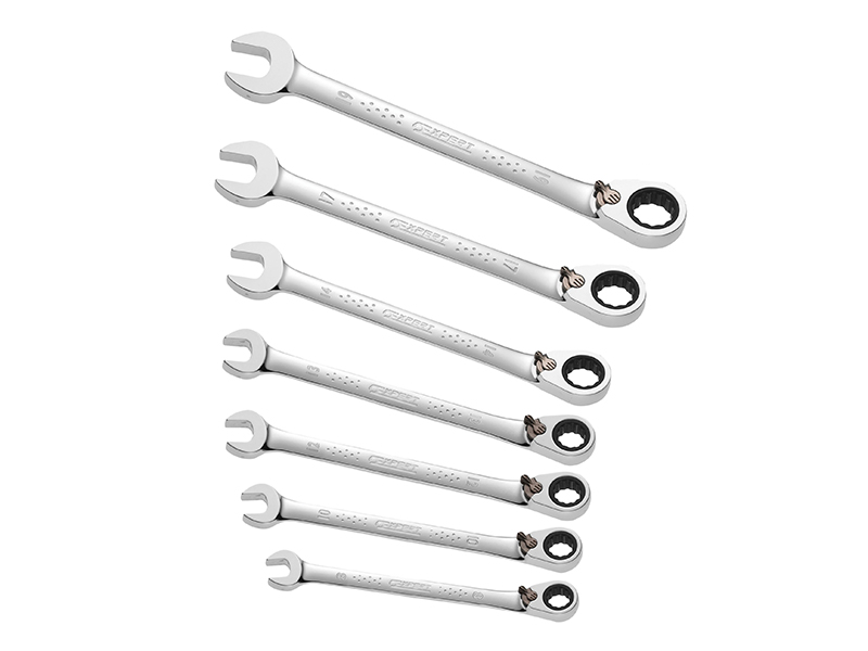 Ratchet Combination Spanner Set 7 Piece