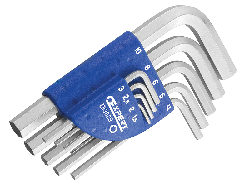 Hexagon Key Short Arm Set 9 Piece (1.5 - 10mm)
