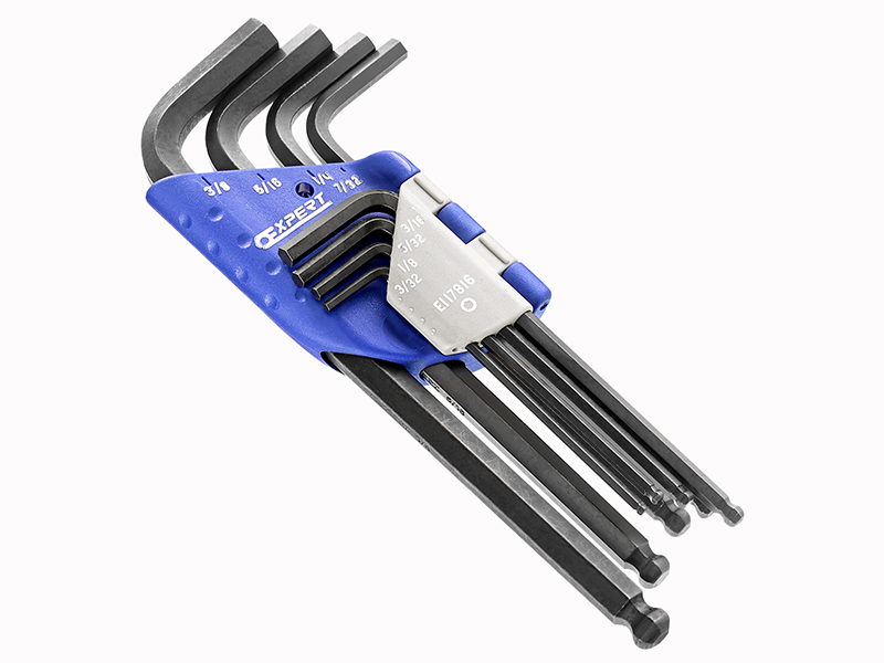 BRIE117816B - Ball End Hexagon Key Long Arm Set 8 Piece (3/32 - 3/8in)