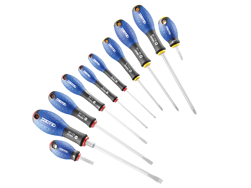 E160905 Screwdriver Set 10 Piece SL/PH