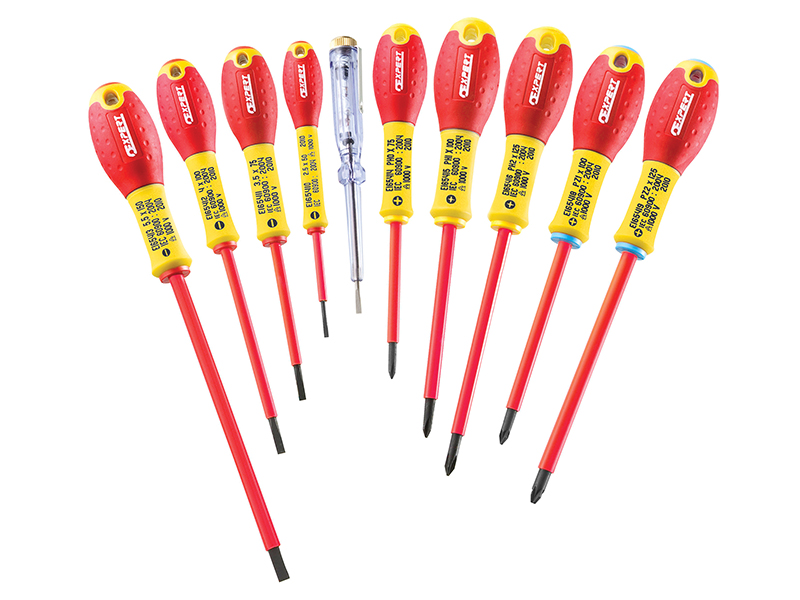BRIE160912B - E160912 Insulated Screwdriver Set10 Piece SL/PH/PZ