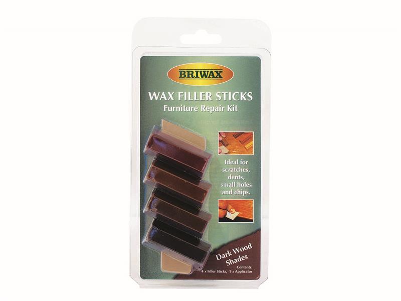 BRWWFSD - Wax Filler Sticks Dark Wood Shades (Pack 4)