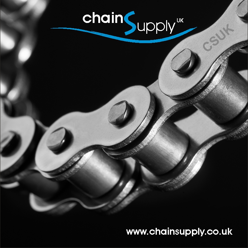 12B-2 X 5M - CSUK 3/4 Pitch BS Roller Chain Duplex 5 mtr