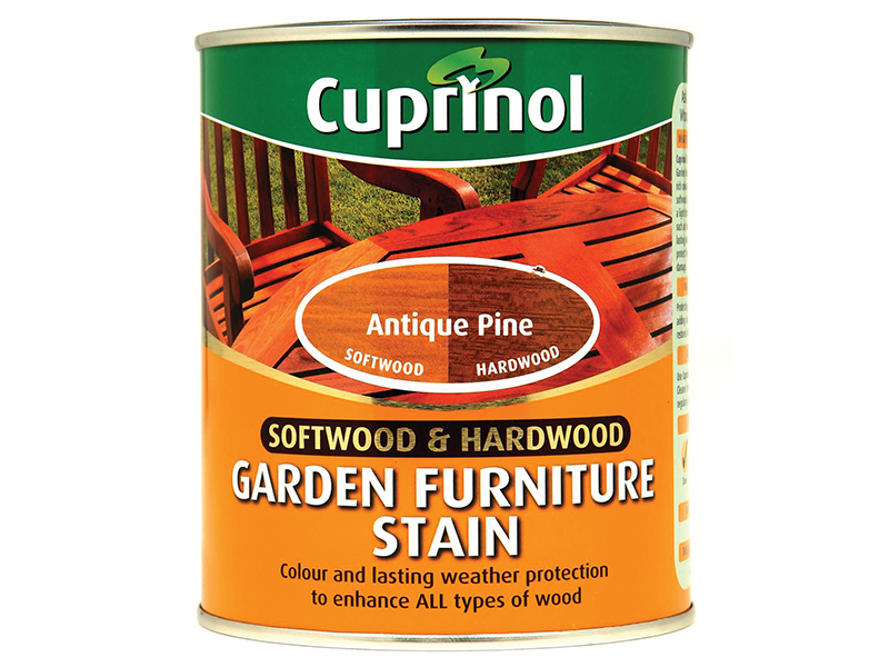 CUPGFSAP750 - Softwood & Hardwood Garden Furniture Stain Antique Pine 750ml