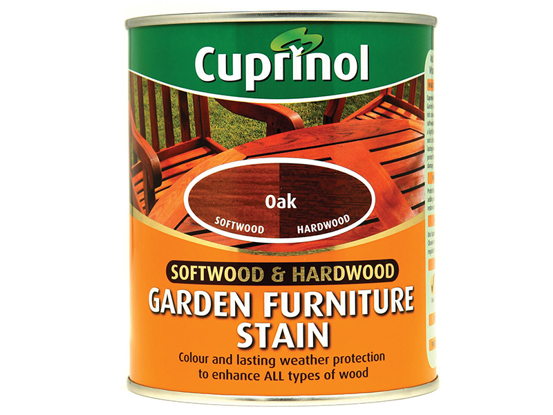 CUPGFSO750 - Softwood & Hardwood Garden Furniture Stain Oak 750ml