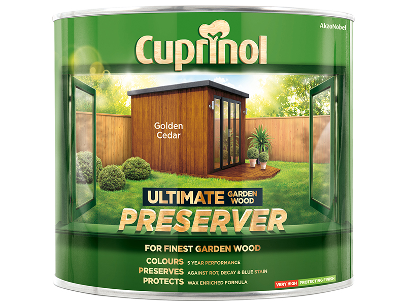 CUPGWPREGC1L - Ultimate Garden Wood Preserver Golden Cedar 1 litre
