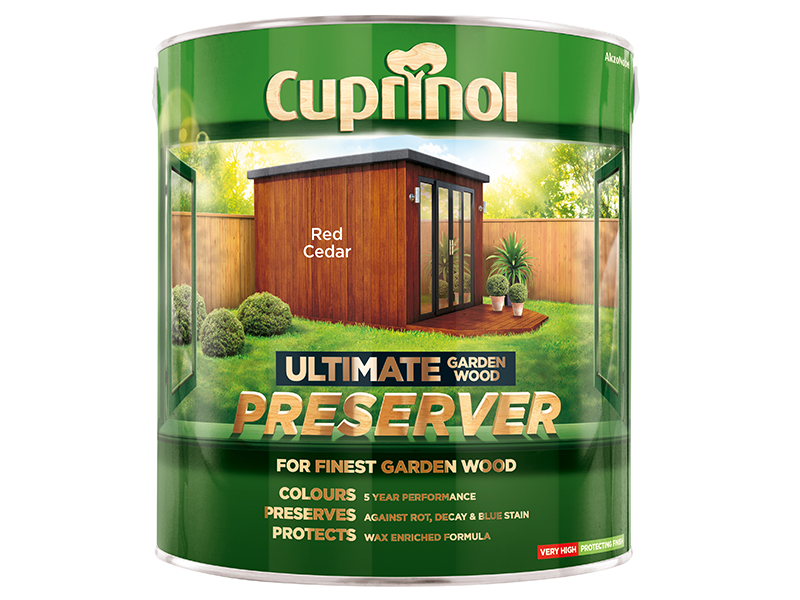 CUPGWPRERC4L - Ultimate Garden Wood Preserver Red Cedar 4 litre