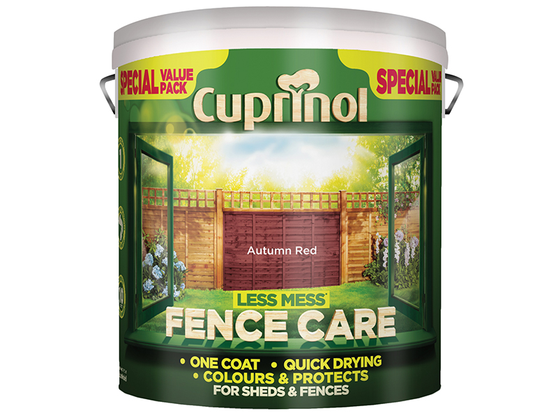 CUPLMFCAR6L - Less Mess Fence Care Autumn Red 6 litre