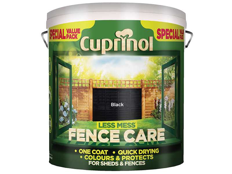 CUPLMFCBL6L - Less Mess Fence Care Black 6 litre