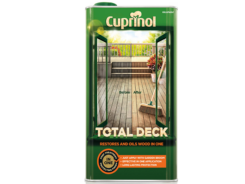 CUPTDC5L - Total Deck Restore & Oil Wood Clear 5 litre