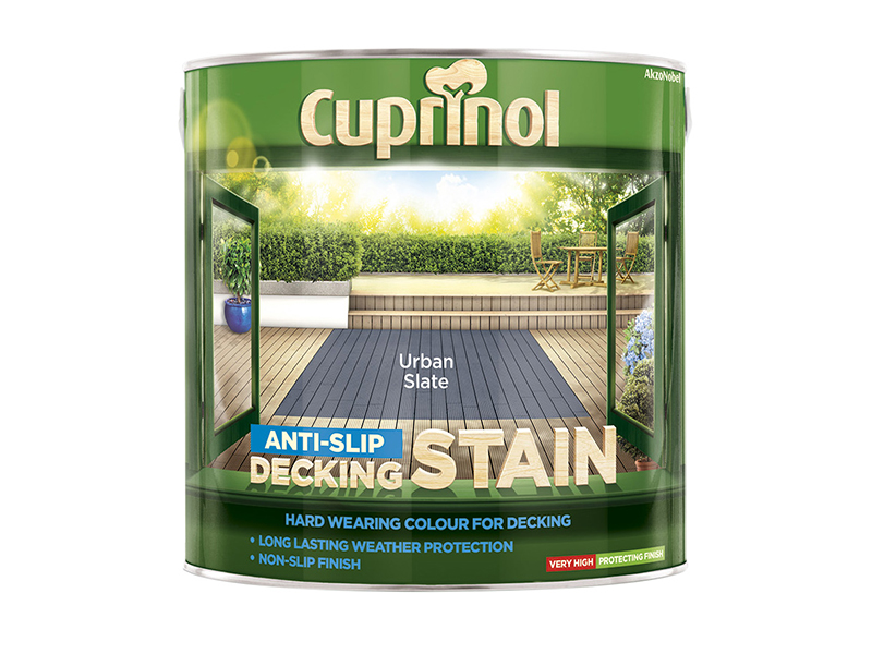 CUPUTDSUS25L - Anti-Slip Decking Stain Urban Slate 2.5 litre