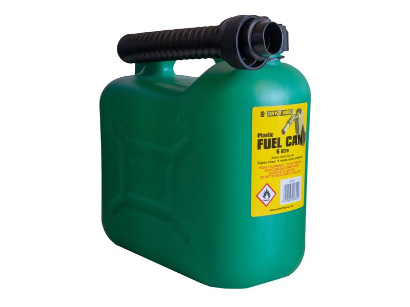 D/ICAN2 - Unleaded Petrol Can & Spout Green 5 litre