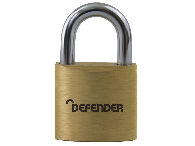 Brass Padlock Twinpack 20mm