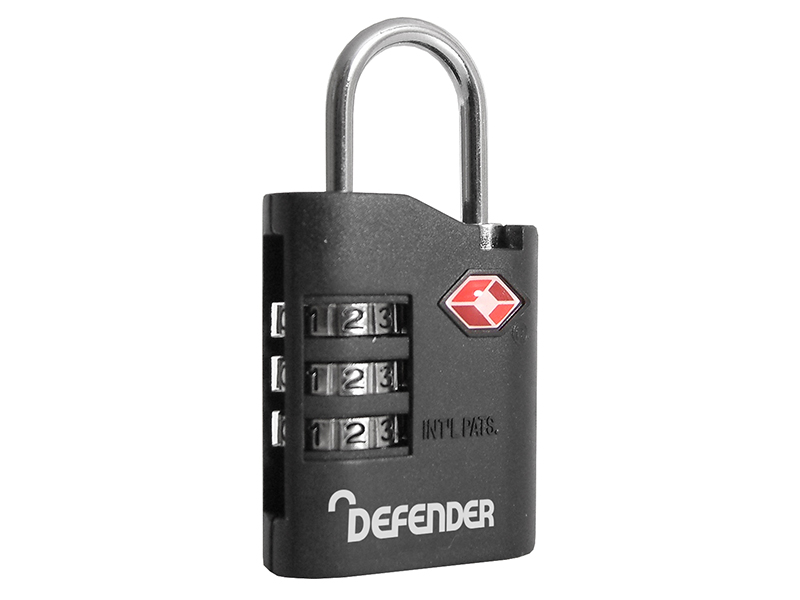 DEFTSACOMB30 - TSA Combination Padlock 35mm