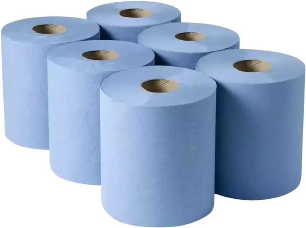 DELTA6B - 2 Ply Recycled Blue Centrefeed 150m x 170mm x 6 Rolls