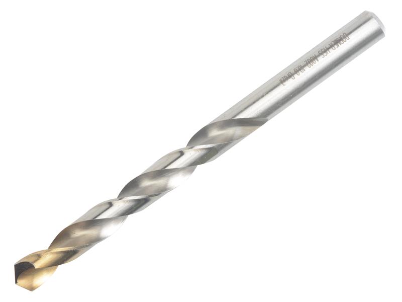 DOR1000TIN - A002 HSS-TiN Coated Jobber Drill 10.00mm OL:133mm WL:87mm