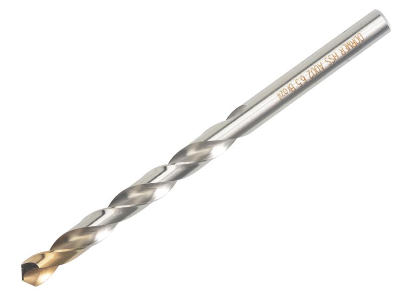 DOR650TIN - A002 HSS-TiN Coated Jobber Drill 6.50mm OL:101mm WL:63mm