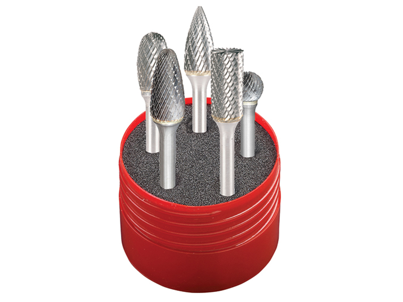 DOR88001 - Solid Carbide Rotary Burr Cylindrical Set 5 Piece