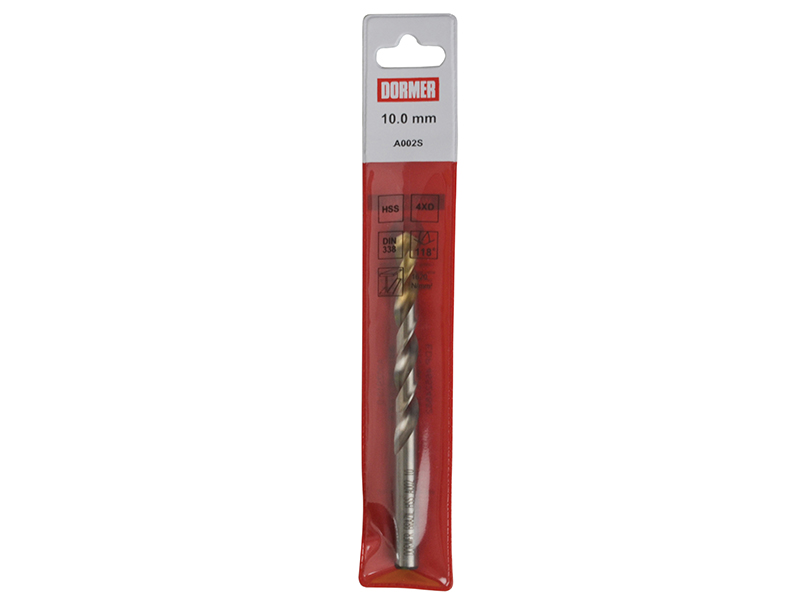 DORA002S80 - A002 HSS-TiN Coated Jobber Drill 8.00mm OL:117mm WL:75mm