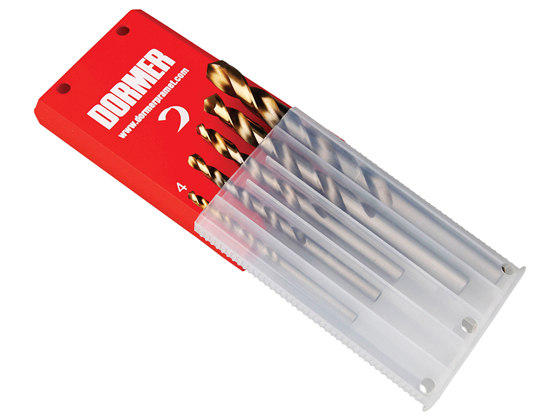 DORA08910 - A08910 Set A002 HSS TiN Coated Jobber Drill Set of 5 4.0-10.0