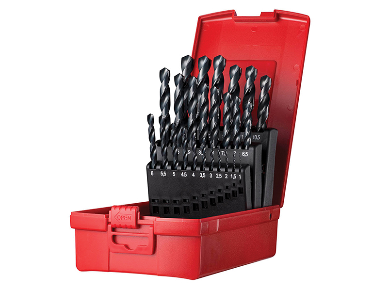DORSET204 - A190 No.204 Metric HSS Drill Set of 25 1.0-13.0 x 0.5mm