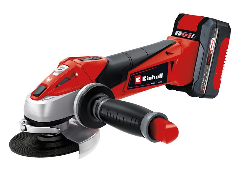 EINTEAG18LK - TE-AG 18 Li Power X-Change Angle Grinder 115mm 18V 1 x 3.0Ah Li-ion