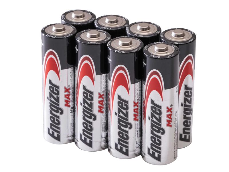 MAX AA Alkaline Batteries Pack 4 + 4 Free