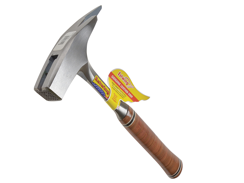 ESTE239MM - E239MM Roofer's Pick Hammer Leather Grip - Milled Face