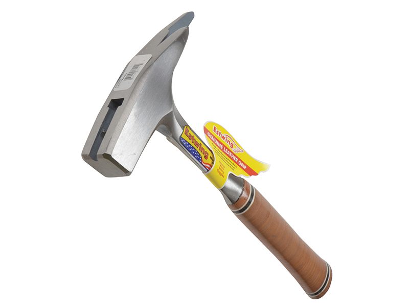 ESTE239MS - E239MS Roofer's Pick Hammer Leather Grip - Smooth Face