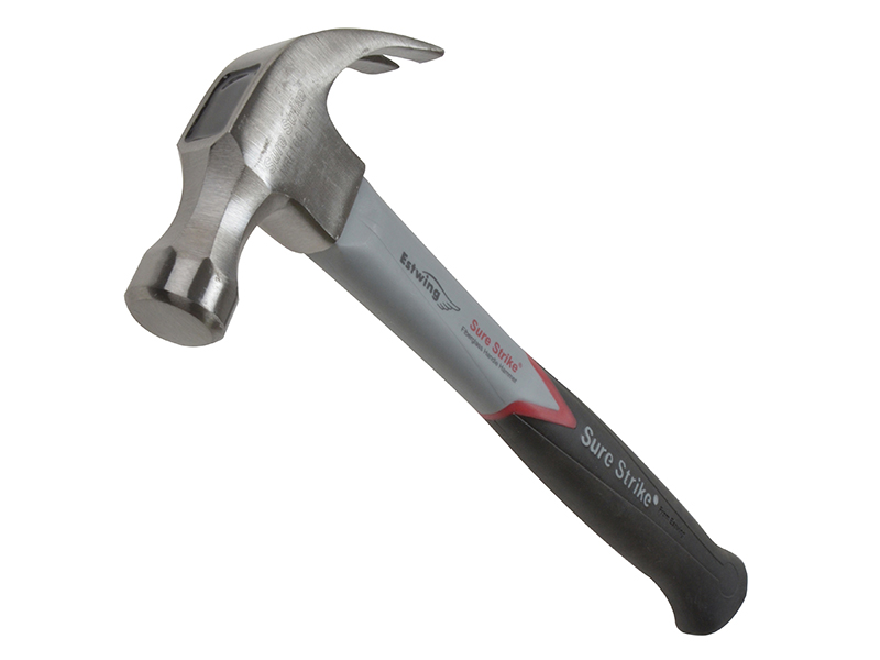 ESTEMRF16C - EMRF16C Surestrike Curved Claw Hammer Fibreglass Shaft 450g (16oz)