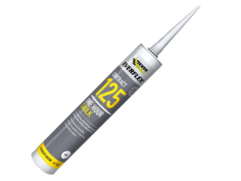EVB125C4 - One Hour Caulk 125 White 380ml