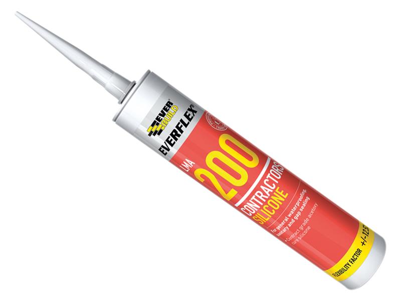 Contractors Silicone Sealant 295ml Translucent 200