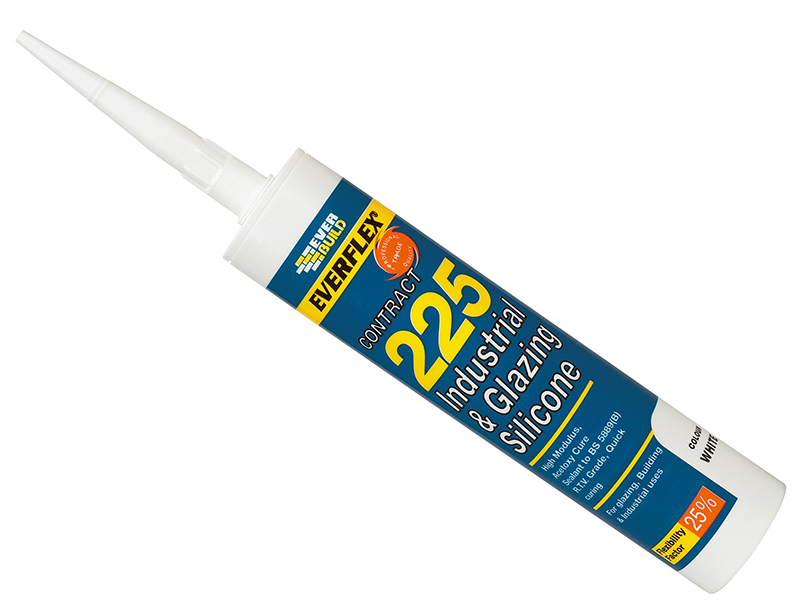 Industrial & Glazing Silicone Black 295ml 225