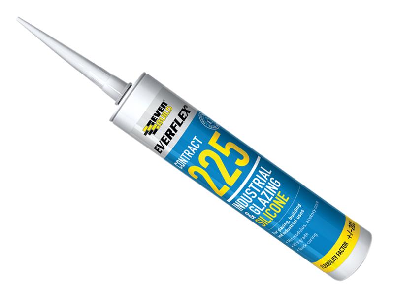Industrial & Glazing Silicone Translucent 295ml 225