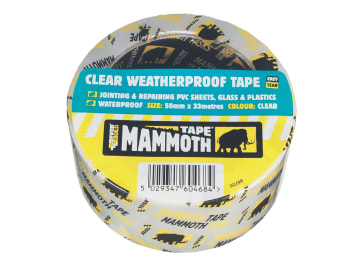 EVB2CLEAR10 - Weatherproof Tape 50mm x 10m Clear