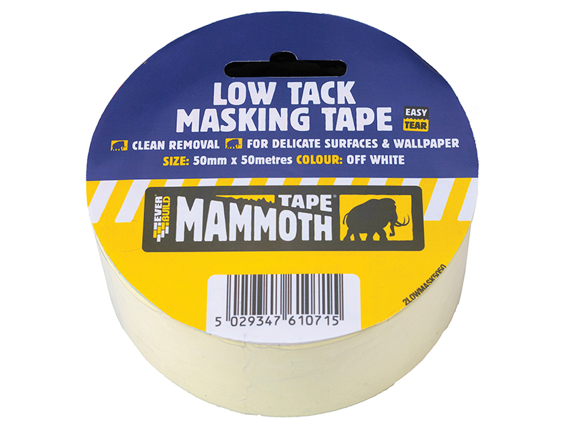 EVB2LOWMT25 - Low Tack Masking Tape 25mm x 25m