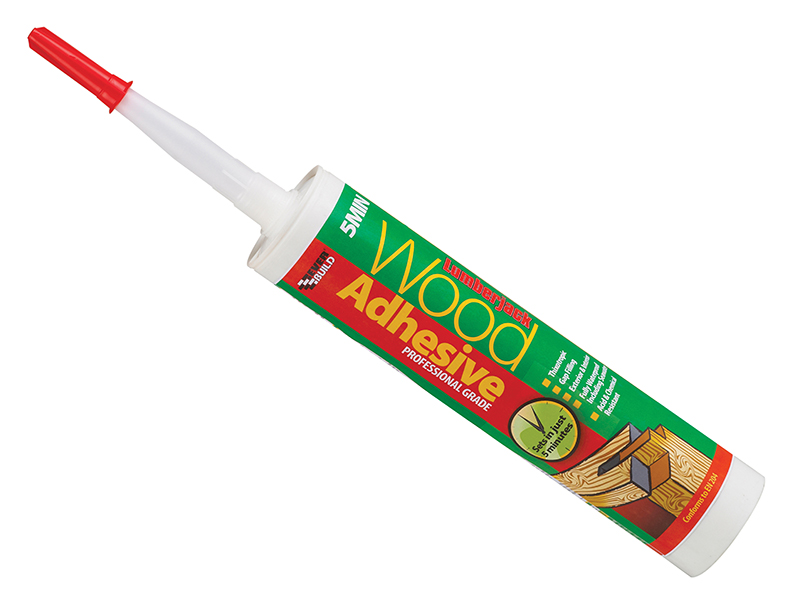 EVB5MINPU3 - Lumberjack 5min Polyurethane Wood Adhesive Gel 310ml