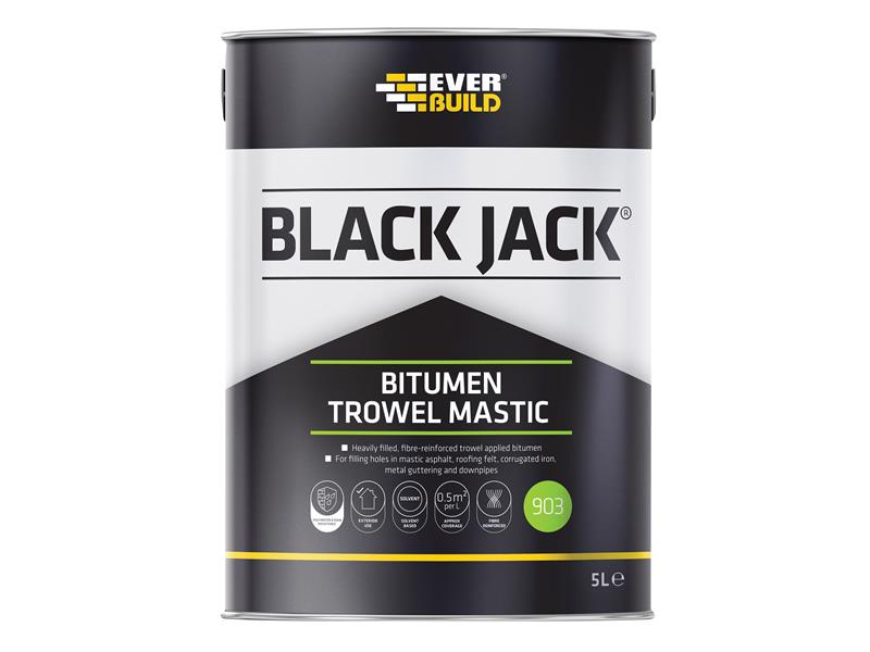 Black Jack 903 Bitumen Trowel Mastic 5 litre