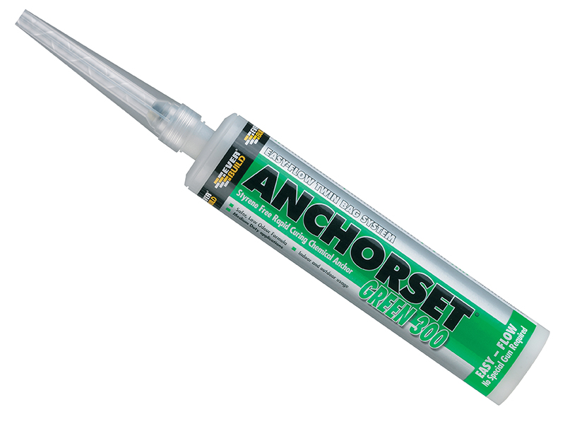 EVBANCHGREEN - Green 300 Anchorset Chemical Anchor 300ml