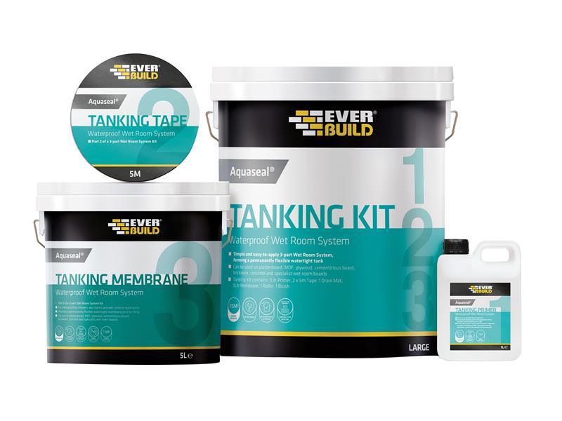 Aquaseal Wet Room System Kit 4.5m