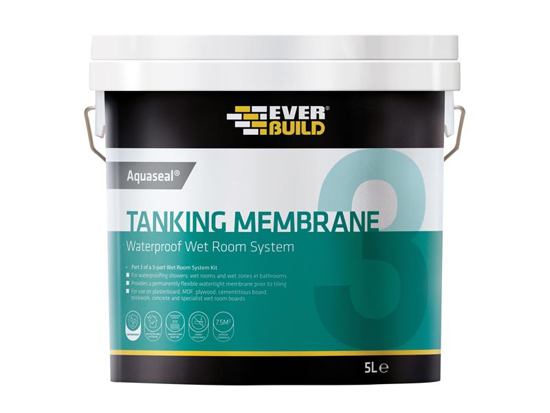 EVBAQWPTM - Aquaseal Waterproof Tanking Membrane 5 litre