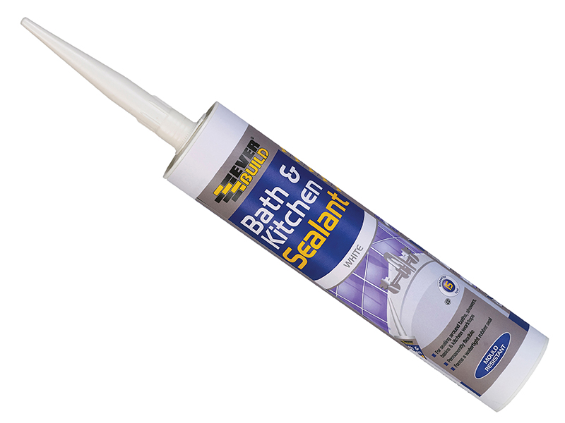 EVBBATHWH - Bath & Kitchen Sealant White 290ml
