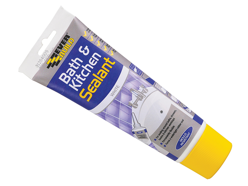 EVBEASIBATHW - Bath & Kitchen Seal White Easi Squeeze 200ml