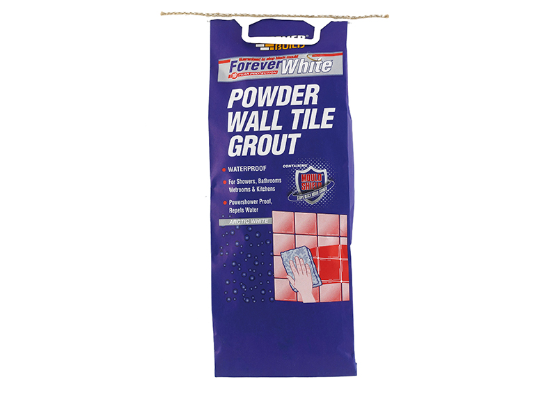 EVBFWGROUT3 - Forever White Powder Wall Tile Grout 3kg