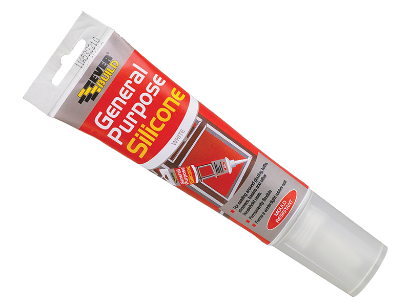 EVBGPSESQWH - General Purpose Easi Squeeze Silicone Sealant White 80ml