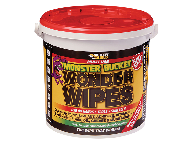 EVBMONSTERW - Monster Wonder Wipes (Tub 500)