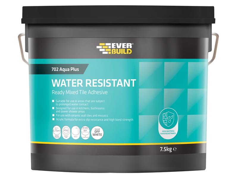 EVBRES05 - 702 Water Resistant Tile Adhesive 7.5kg/5 litre