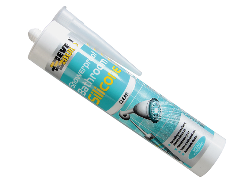 EVBSHOWTR - Showerproof Bathroom Silicone Translucent 280ml