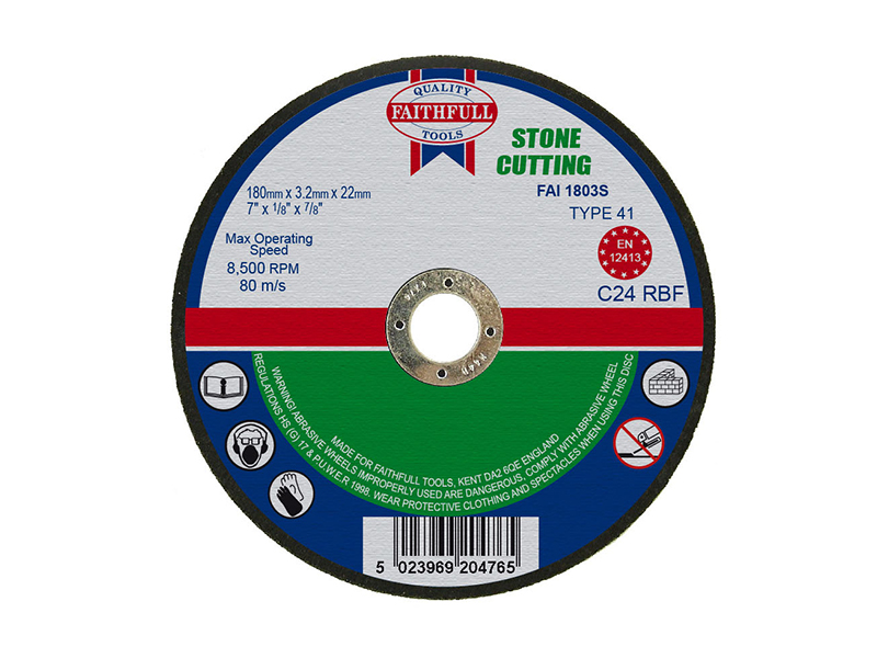 FAI1803S - Stone Cut Off Disc 180 x 3.2 x 22.23mm