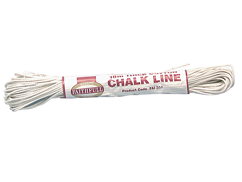 FAI304 - 304 Thick Cotton Chalk Line 18m (Box 12)